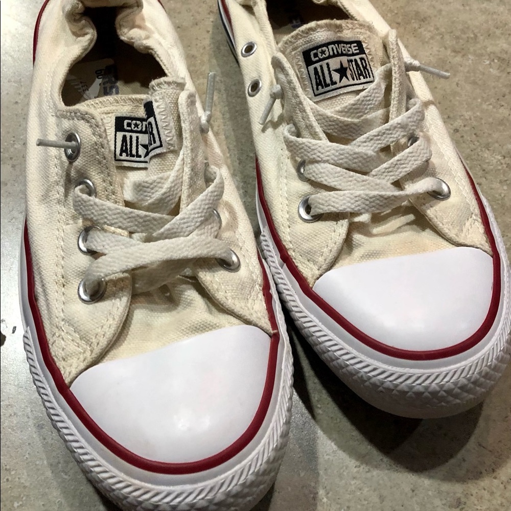 Converse slip on shoe with stretch back